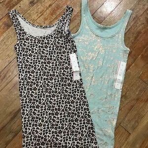 Two, NEW, “A New Day” tank tops